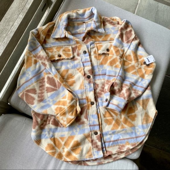 New Free People Jacquard Ruby Jacket - Picture 7 of 9